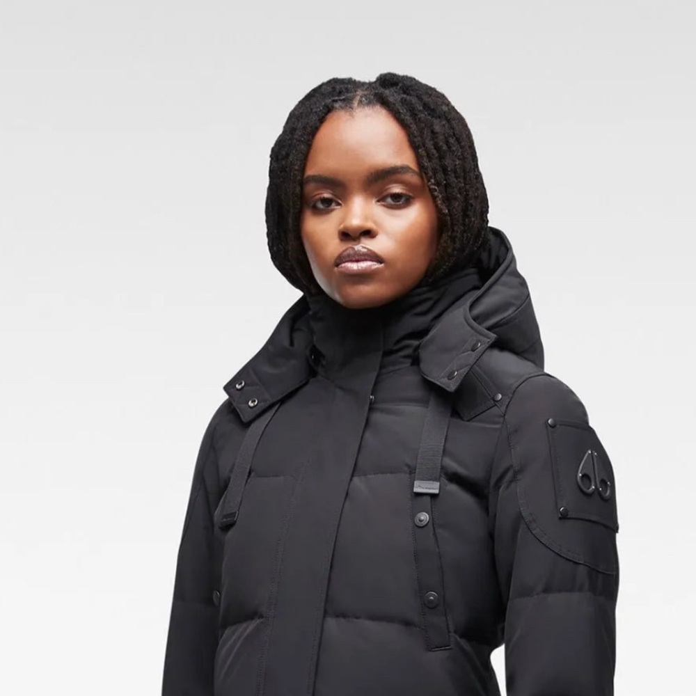 Moose Knuckles Women's Black Puffer Coat